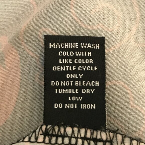 Just Attitude Adult Unisex Small All Over Print Short Sleeve Button Up Shirt - Picture 7 of 7